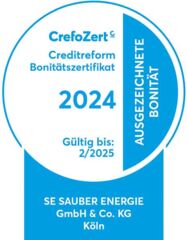 Crefozert 2024: Bonität SAUBER ENERGIE bestätigt