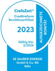 Crefozert 2022: Bonität SAUBER ENERGIE bestätigt